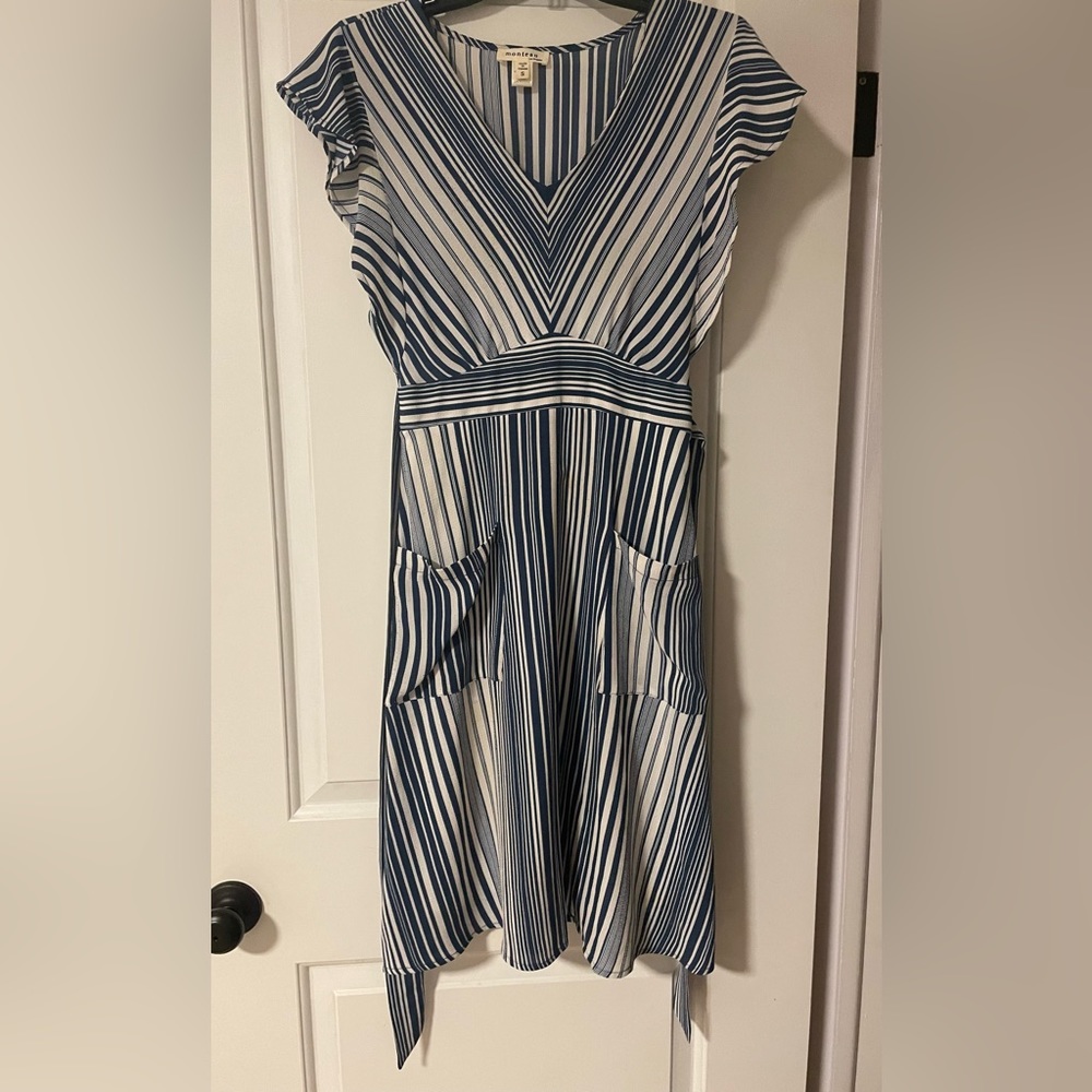 Blue Striped Dress